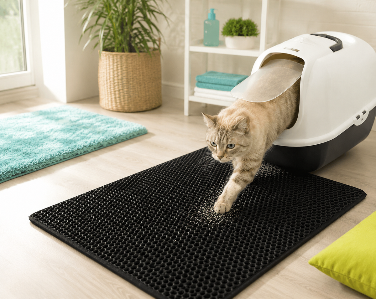 Alfombra Atrapa Arena Para Gatos