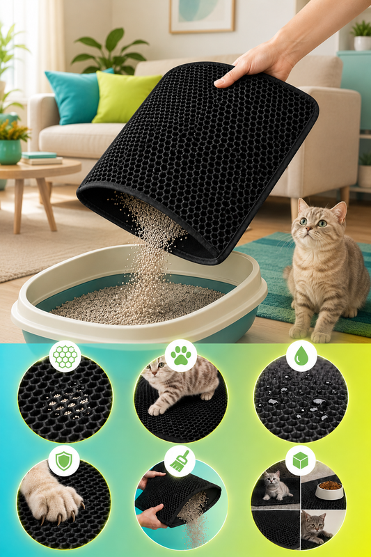Alfombra Atrapa Arena Para Gatos